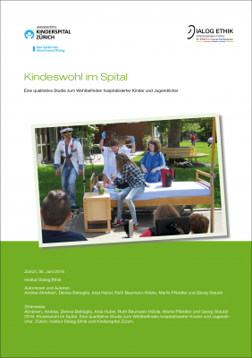 Kindeswohl im Spital (Schlussbericht zur Studie, 2016, gedruckte Version)